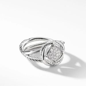 David Yurman Infinity 7mm Diamond ring size 5.5
